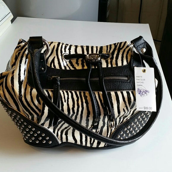 Kathy Van Zeeland Zebra Satchel, NWT - Picture 4 of 4